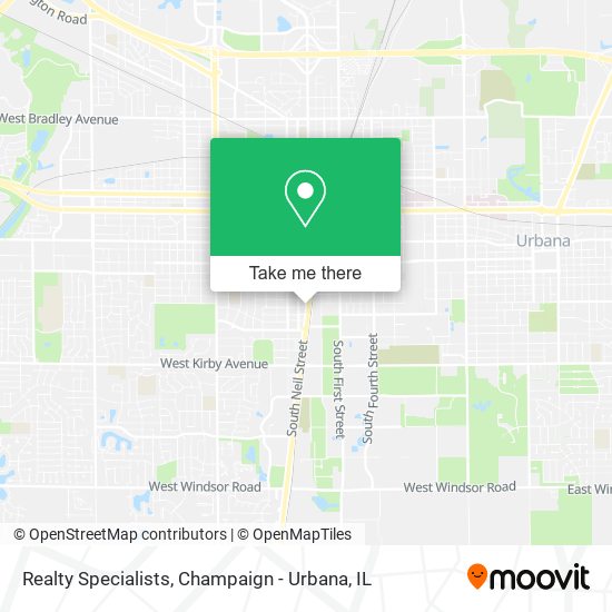 Realty Specialists map