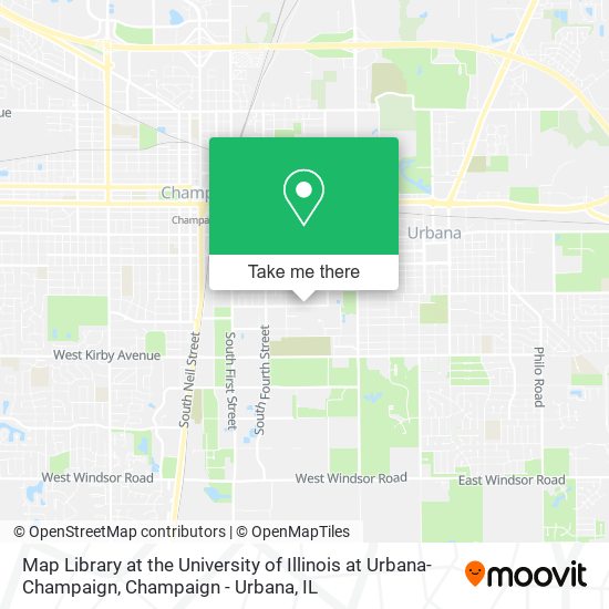 Map Library at the University of Illinois at Urbana-Champaign map