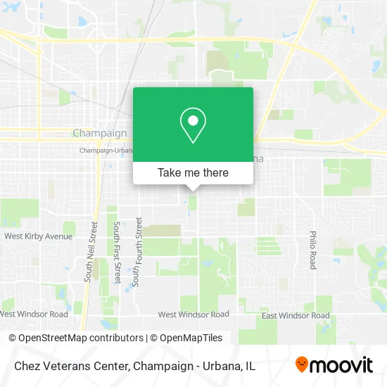 Mapa de Chez Veterans Center
