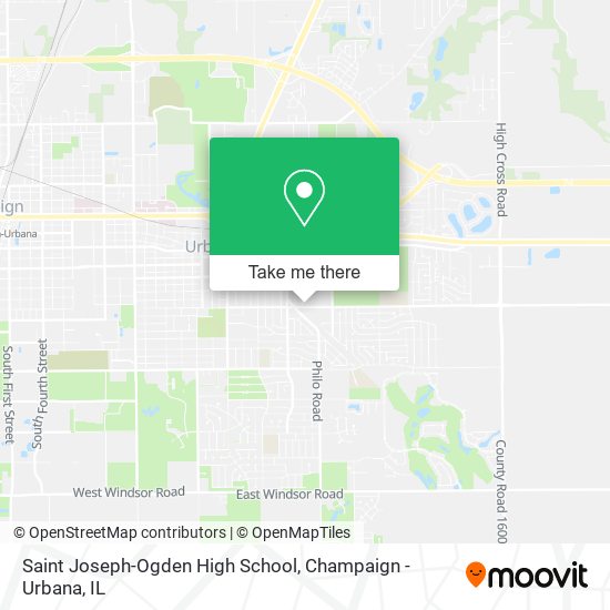 Saint Joseph-Ogden High School map