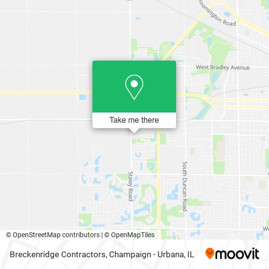 Breckenridge Contractors map