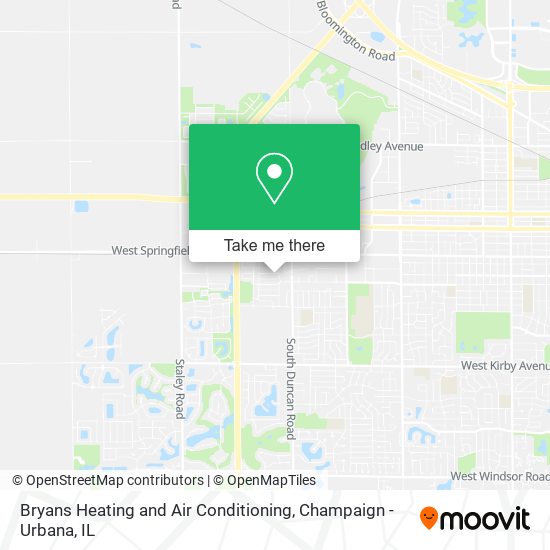 Bryans Heating and Air Conditioning map