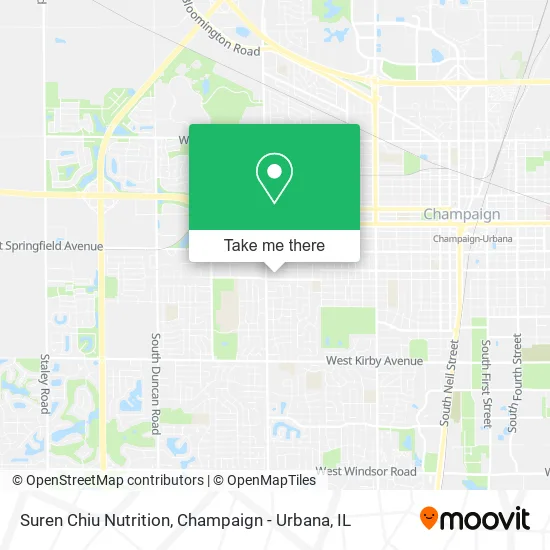 Mapa de Suren Chiu Nutrition