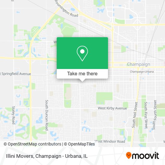 Illini Movers map
