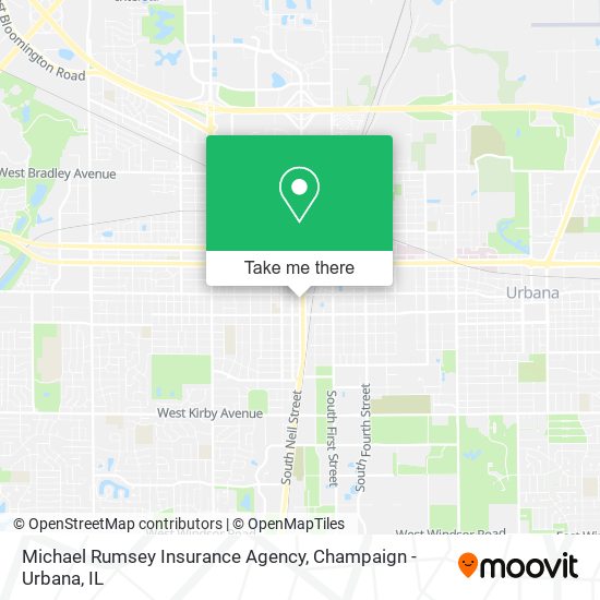 Michael Rumsey Insurance Agency map