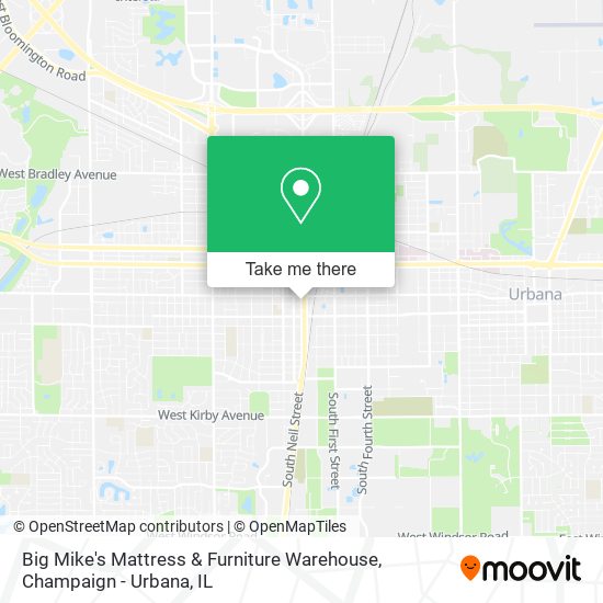 Mapa de Big Mike's Mattress & Furniture Warehouse