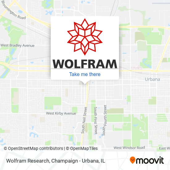 Wolfram Research map