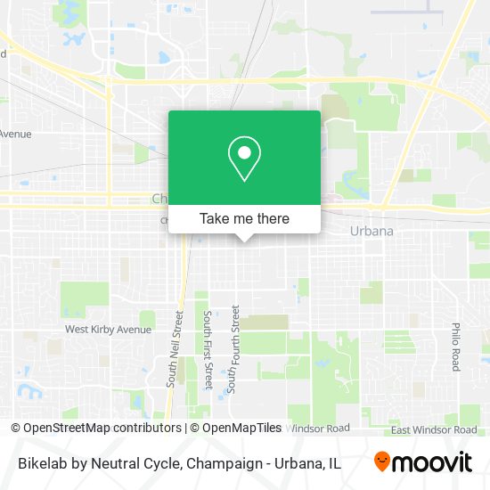 Bikelab by Neutral Cycle map