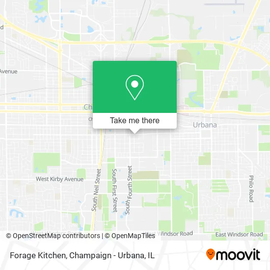 Forage Kitchen map