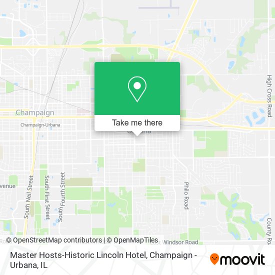Master Hosts-Historic Lincoln Hotel map