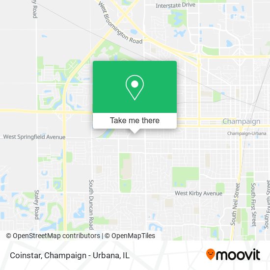 Mapa de Coinstar