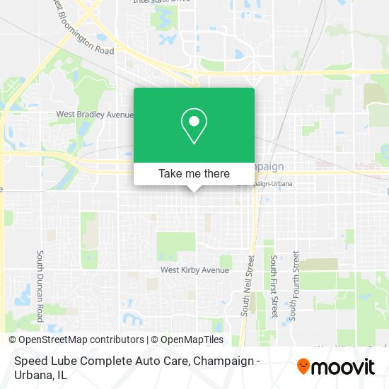 Mapa de Speed Lube Complete Auto Care