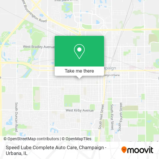 Mapa de Speed Lube Complete Auto Care
