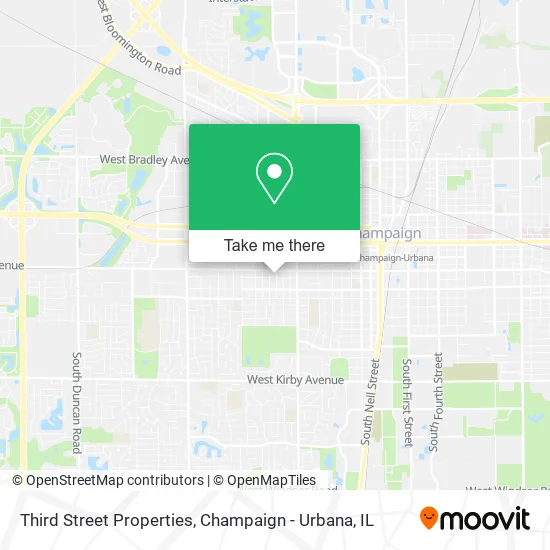 Mapa de Third Street Properties