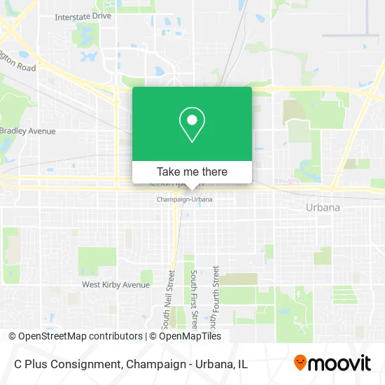 C Plus Consignment map