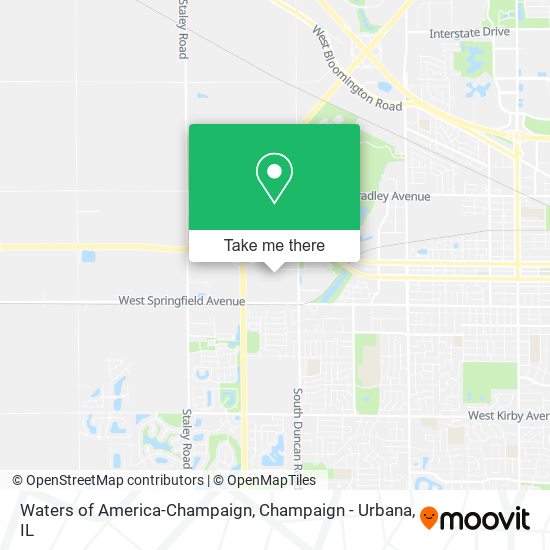 Waters of America-Champaign map