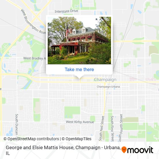 Mapa de George and Elsie Mattis House