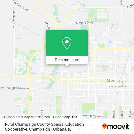 Rural Champaign County Special Education Cooperative map