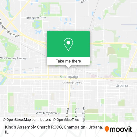 Mapa de King's Assembly Church RCCG