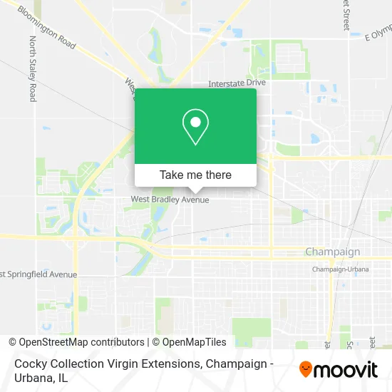 Cocky Collection Virgin Extensions map