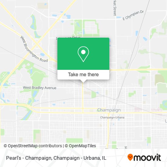 Pearl's - Champaign map