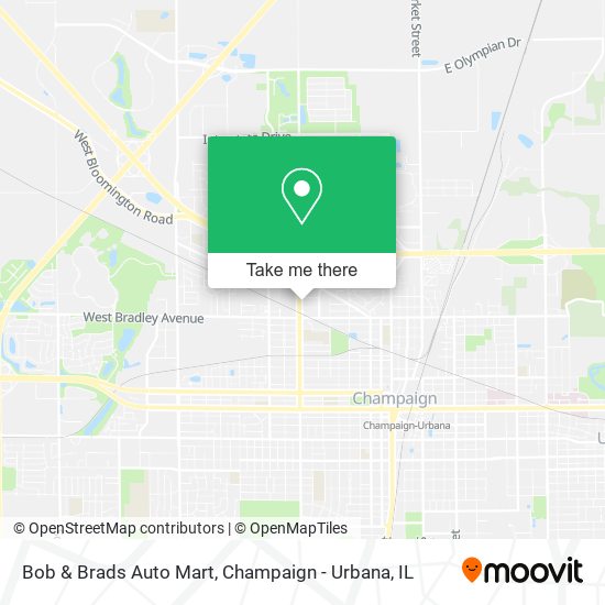 Bob & Brads Auto Mart map