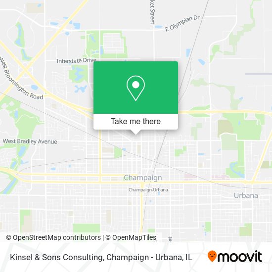 Kinsel & Sons Consulting map