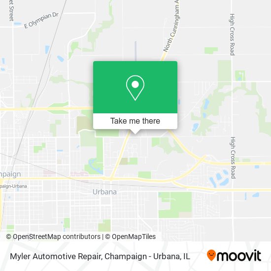 Myler Automotive Repair map