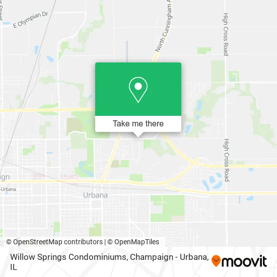 Willow Springs Condominiums map