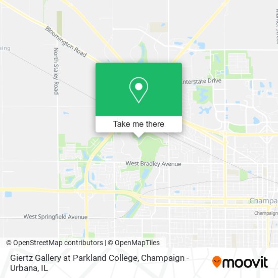 Giertz Gallery at Parkland College map