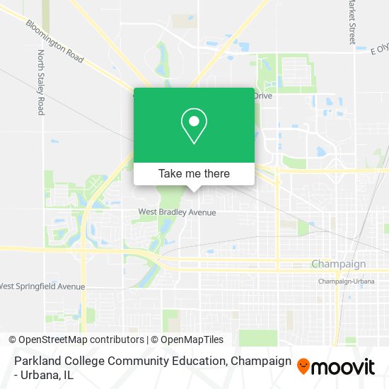 Mapa de Parkland College Community Education