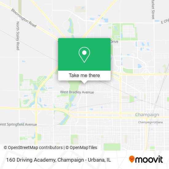 160 Driving Academy map