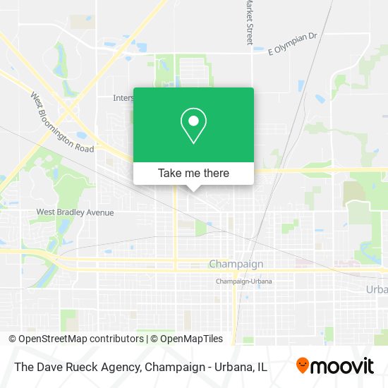 The Dave Rueck Agency map
