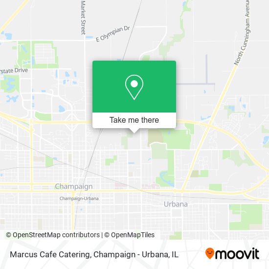 Mapa de Marcus Cafe Catering