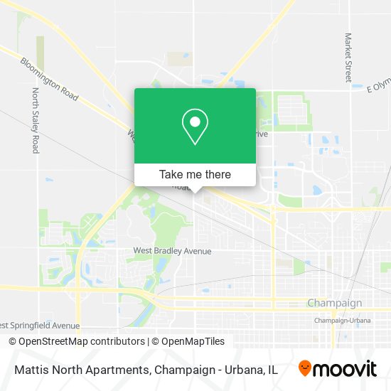 Mattis North Apartments map