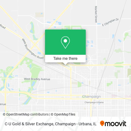 C-U Gold & Silver Exchange map