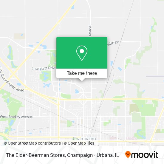 The Elder-Beerman Stores map