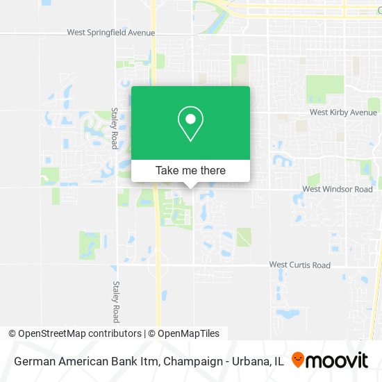 German American Bank Itm map