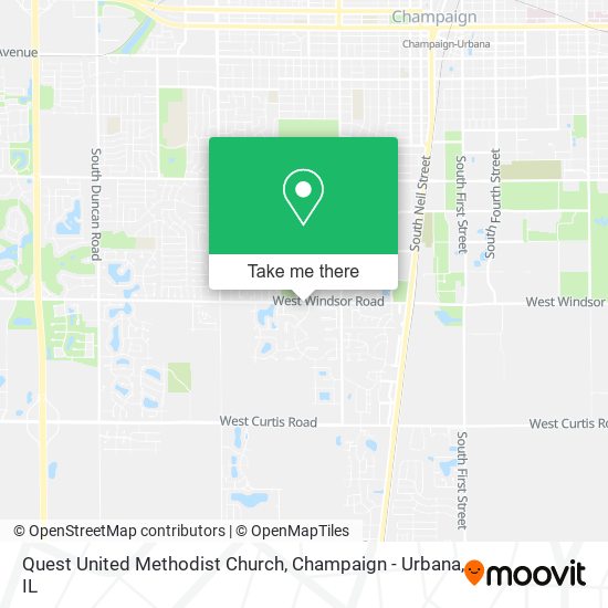 Quest United Methodist Church map