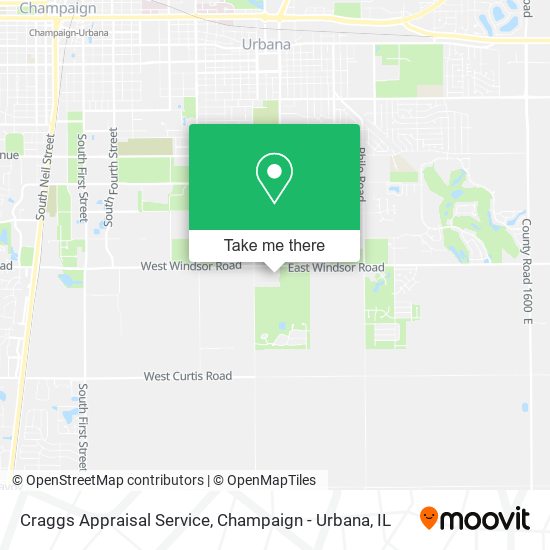 Mapa de Craggs Appraisal Service