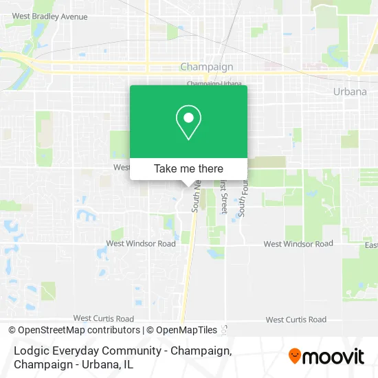 Mapa de Lodgic Everyday Community - Champaign