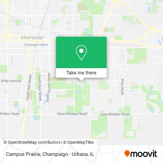 Campus Prairie map