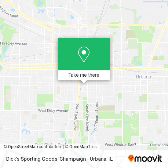 Mapa de Dick's Sporting Goods