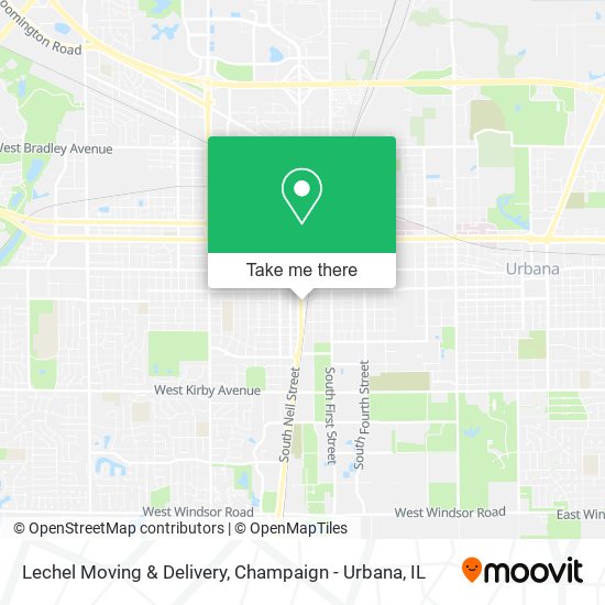 Mapa de Lechel Moving & Delivery