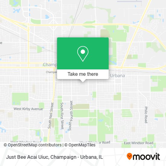 Just Bee Acai Uiuc map