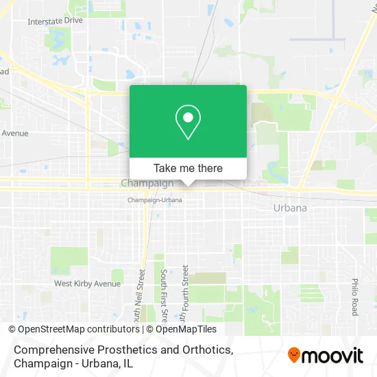 Mapa de Comprehensive Prosthetics and Orthotics