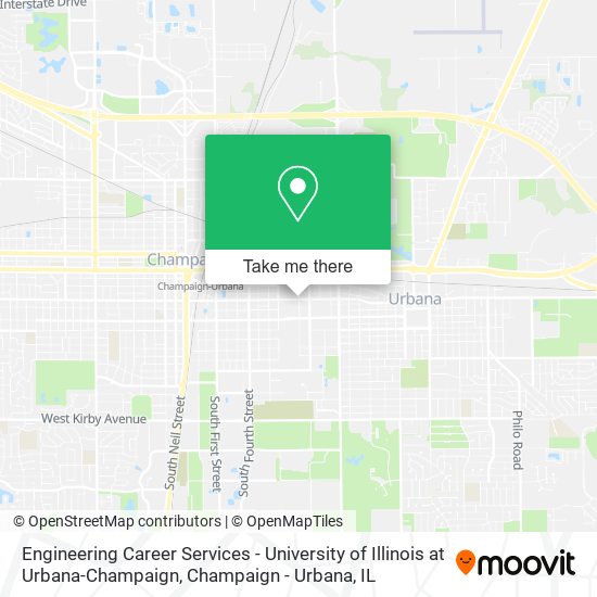 Engineering Career Services - University of Illinois at Urbana-Champaign map