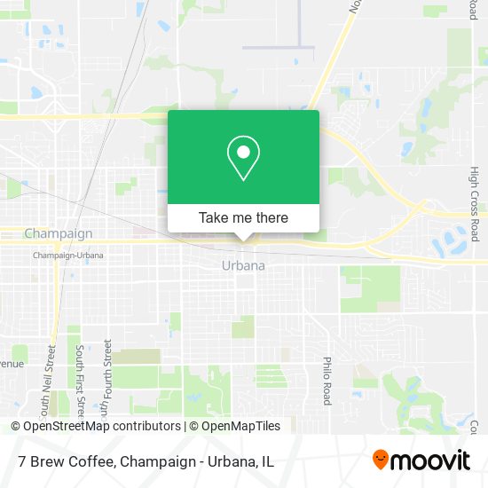 7 Brew Coffee map