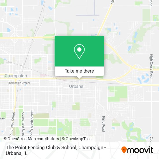 The Point Fencing Club & School map