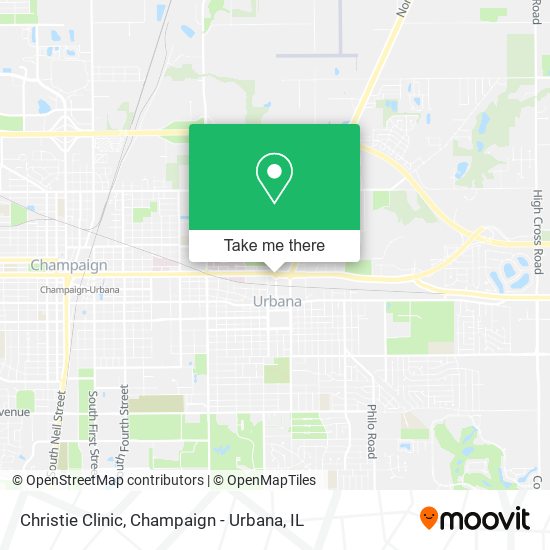 Mapa de Christie Clinic